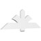 Ekena Millwork Redmond Architectural Grade PVC Gable Bracket, 60"W x 20"H x 2"D x 6"F, 8/12 Pitch GBP060X20X0206RED00 - alternate 1